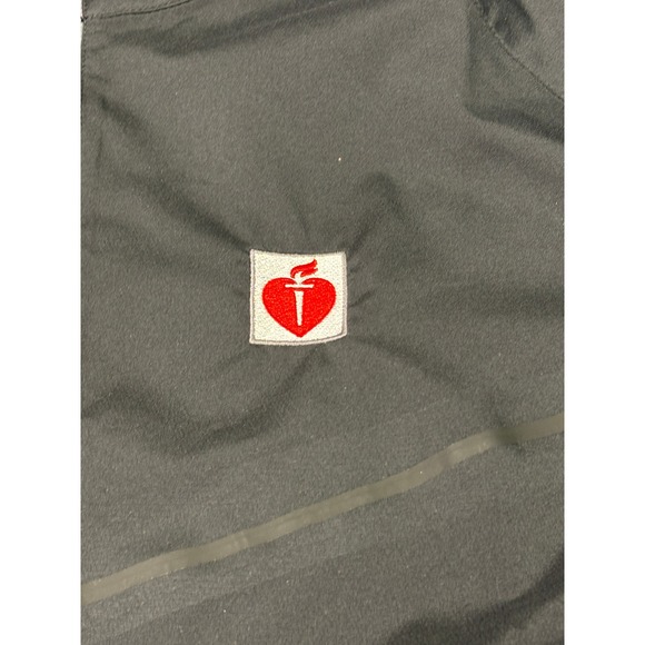 FootJoy x AHA Mens Large Black Quarter Zip Golf Pullover Windbreaker Jacket - Picture 2 of 9